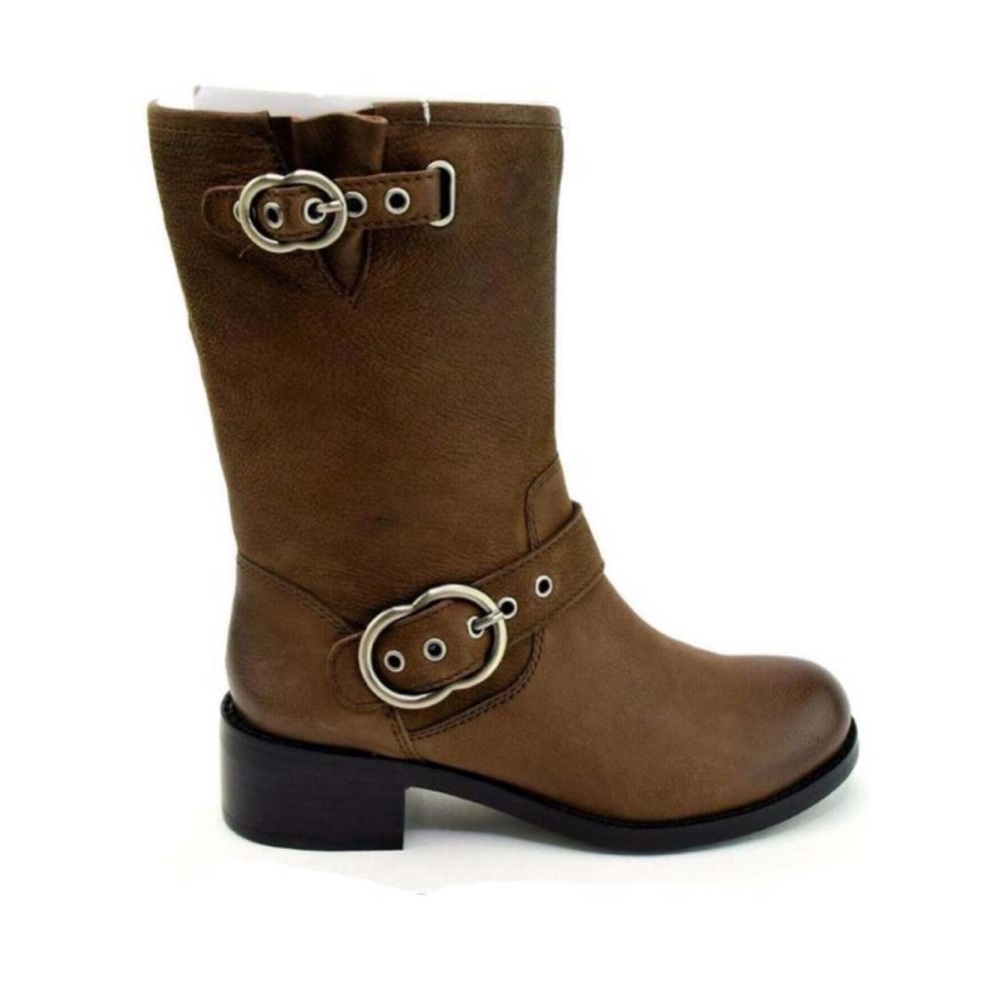 Vince Camuto Mid-Calf Wilan Riding Boot Dark Taupe.New in box